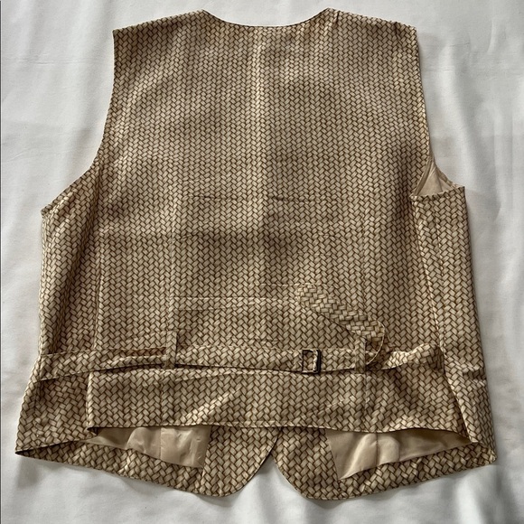 Vintage Bushwacker 100% Silk Two-Piece Tropical Print Vest/Skirt Set - Picture 3 of 7